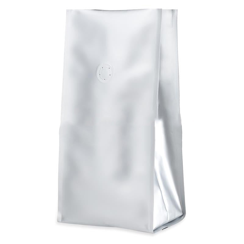 Сребрист плик с четворно запечатване, алуминиев интериор, матов завършек и клапа